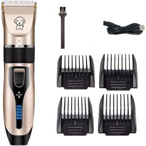 Pet Clipper Elektrische Pet Hair Trimmer Scheerapparaat Oplaadbare Hond Kat Geluidsarme Tondeuse Grooming Scheerapparaat Cut Machine set