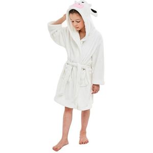 Kinderen Badjassen 3-8 Jaar Koe Beach Wear Baby Meisjes Jongens Kleding Dier Slaap Gewaden Hooded Roupa infantil De Banho