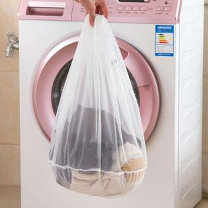 3 Stks/set Trekkoord Wasmachine Waszakken Fijnmazig Beha Nylon Wassen Zakken Ondergoed Cover