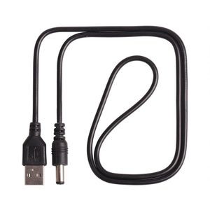 USB naar DC5.5 DC Opladen Elektronische kabel Lijn Elektronische accessoires USB DC 5.5*2.1mm Koperen Kern Netsnoer Kabel 100 stks