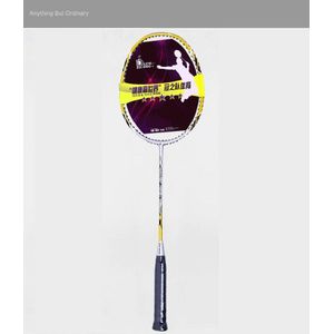 Elegante Stijl Badminton Super Licht Weerstand Tegen Carbon Enkele Pat Spelen Verdubbelt Aanvallende Spel Training Van Badminton Racket