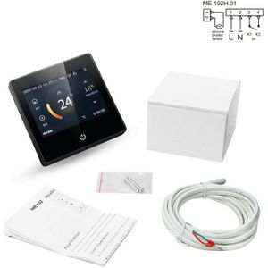 Intelligente Wifi Aanraken Screen Verwarming Thermostaat Smart Speaker Voice Control 91AD