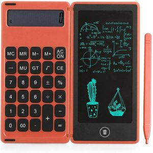 Rekenmachine Notepad 6 Inch Lcd Schrijven Tablet Digitale Tekening Pad Met Stylus Pen Wissen Knop Lock Functie