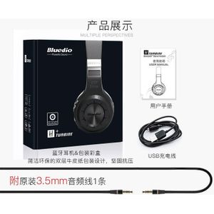 Originele Bluedio H + Draadloze Bluetooth 5.0 Stereo Hoofdtelefoon Oortelefoon Opvouwbare Ondersteuning TF Card FM