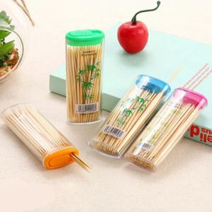 Bamboe Tandenstoker Wegwerp Natuurlijke Tandenstokers Fruit Enkele Sharp Tooth Sticks Familie Keuken Restaurant Care Tool