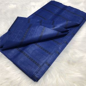 5 Yards Sky Blue Afrikaanse Atiku Stof Voor Man Voor Kledingstuk 100% Katoen Nigeriaanse Atiku Textiel Atiku Offical Winkel