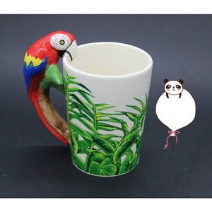 1 Stuk Dier Olifant Vormige Handvat Mok Keramische Koffie Melk Thee Mok 3D Dier Vorm Panda cup