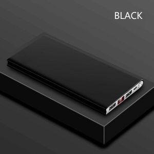 20000Mah Draagbare Ultra Dunne Power Bank Led Display Poverbank Dual Usb-poorten Externe Batterij Powerbank Voor Mobiele Telefoons Tablet