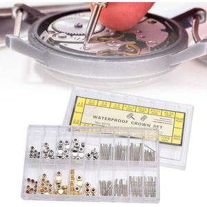 Professionele Rvs Horloge Crown Lente Bar Set Horloge Deel Repareren Tool Accessoire voor Horlogemaker