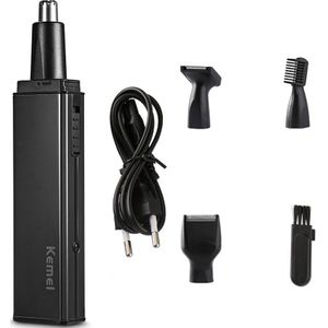 Elektrische Neus Trimmer USB Oplaadbare Mannen Scheerapparaat Scheerapparaat Set Ontharing Bakkebaarden Oor Wenkbrauw Baard Trimer 4 In 1 Gezicht zorg