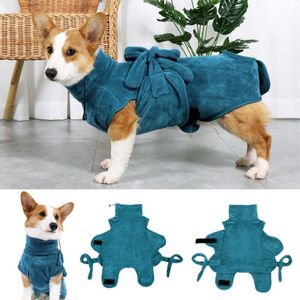 Hond Badjas Super Absorberende Hond Badpak Voor Kleine Medium Grote Honden Sneldrogende Huisdier Badhanddoek Warm Hond kleding Corgi