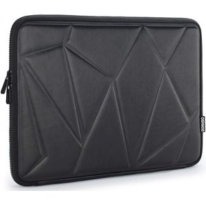 10 13 14 15.6 Inch Schokbestendig Laptop Sleeve Beschermhoes Waterdichte Laptop Tas Voor Macbook Acer Hp Zwart