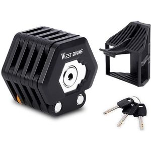 West Fietsen Opvouwbare Fiets Lock Anti Diefstal Mtb Road Fietsen Wachtwoord Lock High Security Bike Chain Lock Voor Scooter E-Fiets