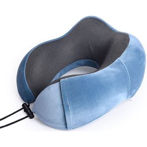 U-vormige Slapen Vliegtuig Kussen Cervicale Gezondheidszorg Beddengoed Traagschuim Nek Kussens Soft Travel Kussen Massage Nekkussen