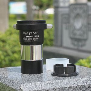 Datyson 1.25 Inches 2X Extender 2 Keer Barlow Spiegel Aluminium Optische Glazen Lens Coating Telescoop Accessoires 5P0052E