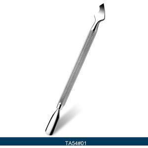 Manicure Pusher Roestvrij Staal Duwen Skin Voor Nagels Cuticle Pusher Frees Voor Manicure Nail Behandelingen Nail Gereedschap