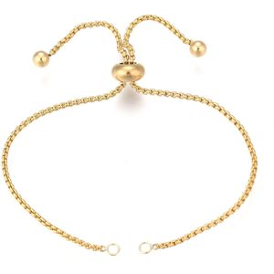 Pandahall 10Pcs 230Mm Verstelbare 304 Roestvrij Armband Maken Slider Armbanden Voor Vrouwen Diy Sieraden Charm Armbanden Maken
