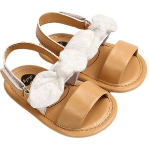 Pasgeboren Baby Meisje Leuke Zomer Sandalen Leuke Strik Anti-Slip Zachte Prinses Stijl Zool Schoenen