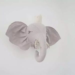 3D Olifant Eenhoorn Dierenkop Knuffel Wanddecoratie Kids & Baby Kamer Decoratie Accessoires Wandkleden Kunstwerk Kinderen