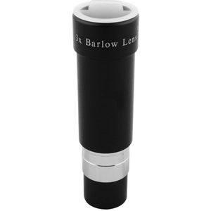 Metalen 1.25 Inch 3X Barlow Lens Focal Extender Oculair Voor Astronomische Telescopen