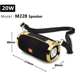 50W Super Bass Bluetooth-luidspreker Big Power Outdoor Portable Wireless Colum 3D Stereo Soundbar HIFI BoomBox Home Theater Muziekcentrum voor de computer 4000mAh Batterij Muziek 48 uur met USB-radiocommunicator
