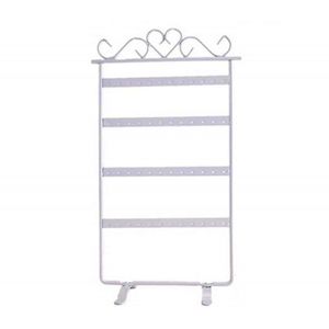 SZanbana 48 Gat Oorbel Rack Sieraden Organizer Oorstekers Stand Ijzeren Muur Frame Ketting Opslag Houder