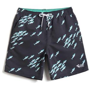 Mannen zwembroek strand shorts badpak quick dry surfen hawaiian joggers gedrukt badmode board shorts losse trunks mesh