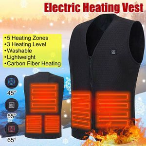 Verwarming Vest Wasbaar Usb Opladen Verwarming Warm Vest Controle Temperatuur Outdoor Camping Wandelen Skiën