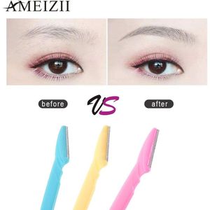 AMEIZII 3 stks/set Draagbare Wenkbrauw Trimmer Haar Remover Scheerapparaat Gezicht Scheermes Wenkbrauw Trimmer Trymer Doen Brwi Make Snijgereedschap