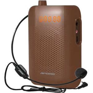 20W Voice Versterker Draagbare Mini Geluid Versterken T30 Muziek Bedrade Microfoon Headset En Tailleband 2000Mah Batterij