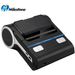 Milestone 80Mm Draagbare Thermische Printers Met Case Verstrekt Mobiele Usb Bluetooth Printer MHT-P8001 Voor Drogisterij Pos Printer