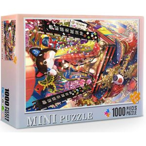 Mini Puzzel 1000 Stuks 38X26 Cm Assembleren Foto Puzzel Voor Volwassenen Educatief Speelgoed Puzzels Pare Adultos