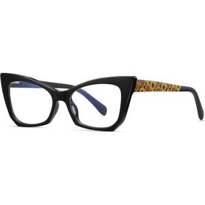 Cat Eye Optische Brilmonturen 2022 Vrouwen Heldere Len Anti-Blauw Licht Eyewear Brilmontuur UV400