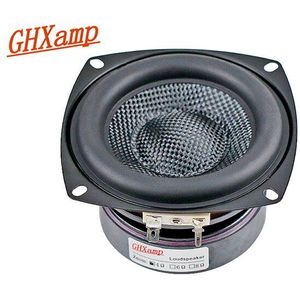 Ghxamp 4 Inch Woofer Subwoofer Luidspreker Hifi 4ohm 40W Glasvezel Geweven Wastafel Diepe Bas Loudspeaekr Grote Magnetische 1pc
