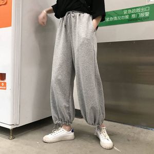 Houzhou Grijs Joggingbroek Voor Vrouwen Joggers Herfst Mode Harembroek Voor Vrouwen Koreaanse Stijl Oversized Broek Vrouwen