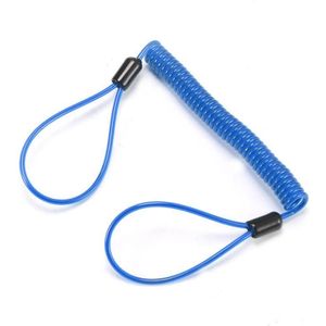 150cm Alarm Disc Lock Beveiliging Waarschuwing Touw Motorfiets Anti-Diefstal Wiel Schijfrem Tas Herinnering Lente Kabel