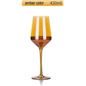 Crystal glass regenboog rode wijn glas beker thuis drinkware creatieve U-vormige karaf wijn glas chanpagne cup drinken gebruiksvoorwerpen