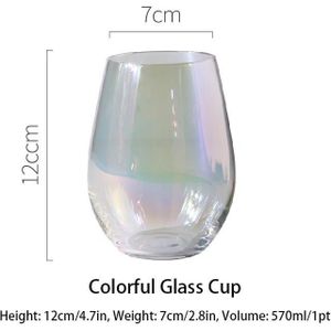 1pcs Starry Glas Cup Tumbler Glazen Kopjes Vruchtensap Bier Cup Glas Onbreekbaar