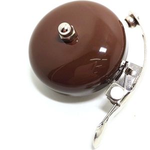 Bike Bell Vintage Aanbellen Aluminium Zilver Koffie Bruin Bike Bell Vintage Fietsbel Q1065