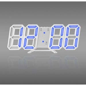3D Led Digitale Wandklok Modern Grote Elektronische Klokken Backlight Desktop Tafel Klok Voor Woonkamer Home Decoratie