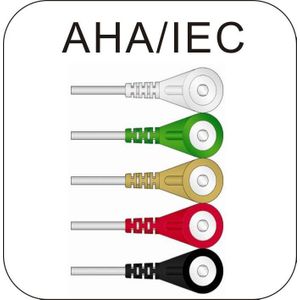 Een Stuk Ecg-kabel Met 5Leads, Snap Voor China Creatieve Patiënt Monitor