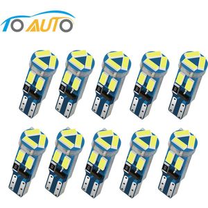 10Pcs T5 Led-lampen W3W W1.2W 17 37 73 74 Auto Led Lamp Auto Dashboard Instrument Indicator Wedge Lights lamp 12V