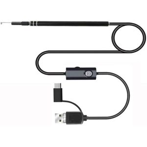 Huishoudelijke Oor Endoscoop 300000 Pixels Waterdichte Endoscoop Camera Met LED Verlichting Voor Controle Trommelvlies Mond Keel Neus