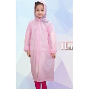 Unisex Waterdichte Regenjas Jas Clear Regenjas Regenjas Hooded Poncho Regenkleding Mannen Kind