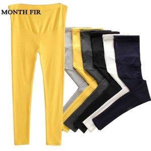 Trekkoord Moederschap Leggings voor Zwangere Vrouwen Skinny Zwangerschap Broek Kleding Verstelbare Hoge Taille Effen Kleur Broek