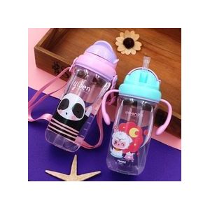 Peuter Baby Zuigfles Cup School Gebruik Kids Water Melk Fles Zachte Mond Sippy Baby Drinken Training Zuigfles 430ml