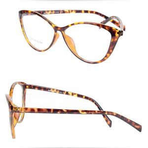 Dames Vrouwen Vintage Cat Eye Volledige Rim Clear Lens Lenzenvloeistof Multi Zwart Blauw Frame Eyewear Glas Recept TR90