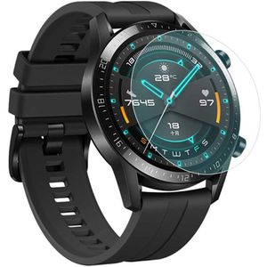 Gehard Glas Screen Protection Film Voor Huawei Horloge Gt 1 Gt 2 46 Mm 9H Lte 2.5D Ronde Rand anti-Kras Clear Beschermhoes