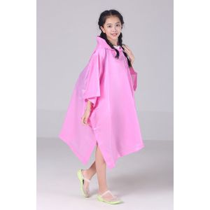 Herbruikbare Eva Regenjas Met Rugzak Slot Hooded Voor Kinderen Regen Poncho Verdikte Waterdicht Kids Clear Tour Regenkleding Pak