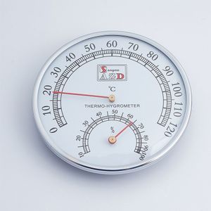 Metalen Temperatuur Hygrometer Sauna Kamertemperatuur Hygrometer Meetinstrument Geschikt Voor Kantoor Computer Kamer En Thuis
